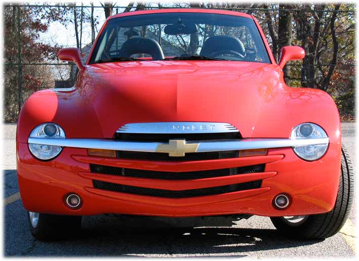 head on Chevy SSR cars Though you can drive quickly in the SSR 